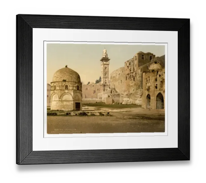 Framed Print : Assises and the Tower of Antonia, Jerusalem, Holy Land Framed Print : Assises and the Tower of Antonia, Jerusalem, Holy Land
