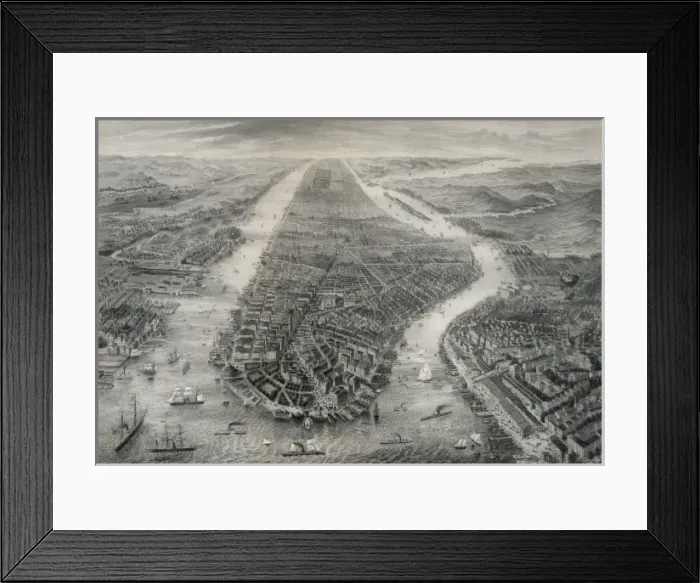 Framed Print : New York and environs Framed Print : New York and environs