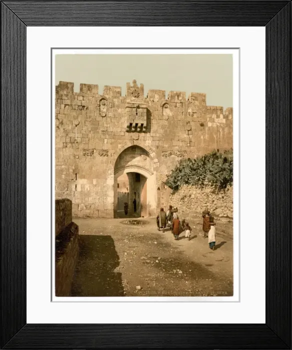 Framed Print : St. Stephens Gate, Jerusalem, Holy Land Framed Print : St. Stephens Gate, Jerusalem, Holy Land