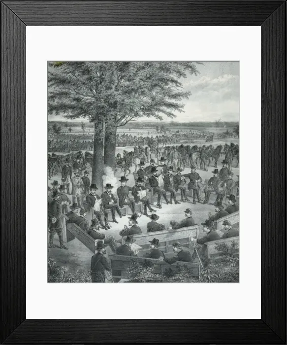 Framed Print : The war in Virginia Lieutenant General Grant in a council of Framed Print : The war in Virginia Lieutenant General Grant in a council of