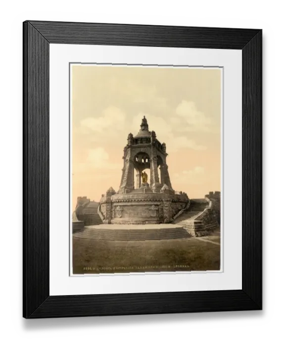 Framed Print : Kaiser William Monument, Westphalia, Germany Framed Print : Kaiser William Monument, Westphalia, Germany