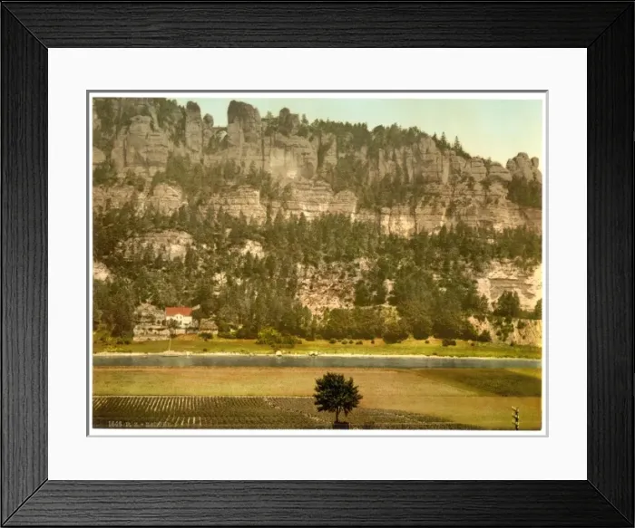 Framed Print : The Bastion, Saxony, Germany Framed Print : The Bastion, Saxony, Germany