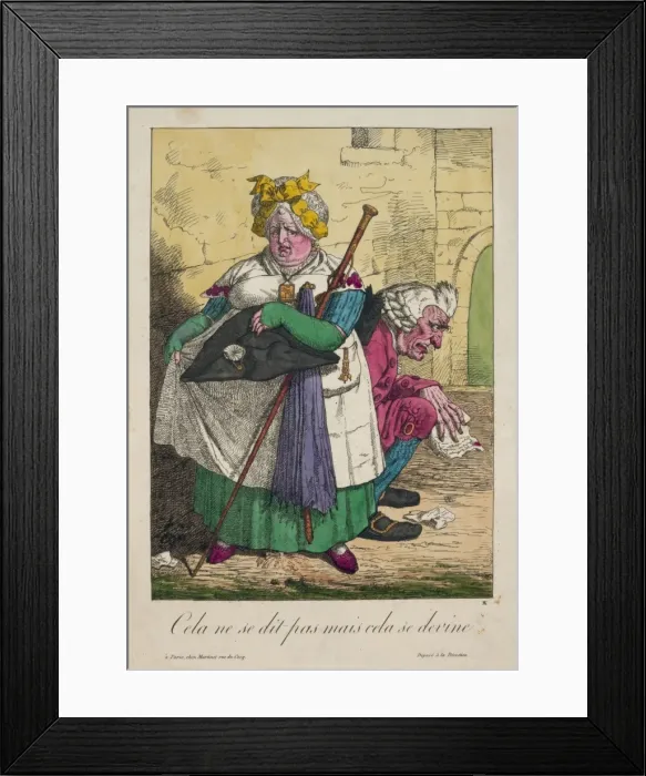 Framed Print : Cela ne se dit pas mais cela se devine Framed Print : Cela ne se dit pas mais cela se devine