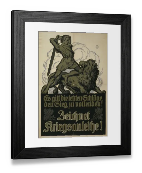 Framed Print : Es gilt die letzen Schlage, den Sieg zu vollenden! Zeichnet Framed Print : Es gilt die letzen Schlage, den Sieg zu vollenden! Zeichnet