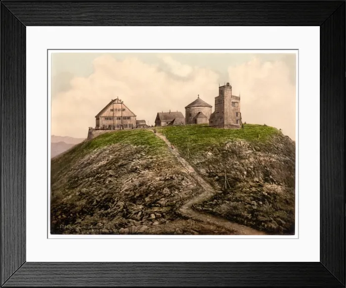 Framed Print : The Schneekoppe and Observatory, Riesengebirge, Germany Framed Print : The Schneekoppe and Observatory, Riesengebirge, Germany