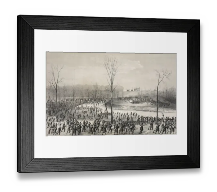 Framed Print : The battle of Stone River or Murfreesboro Framed Print : The battle of Stone River or Murfreesboro