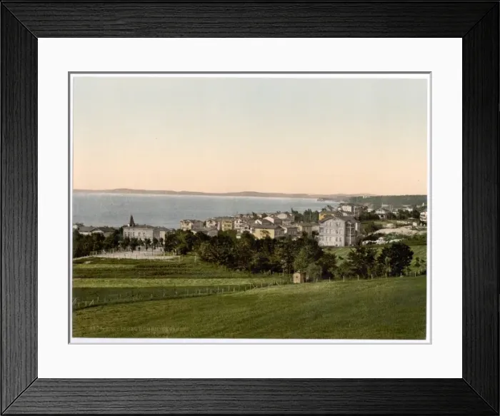 Framed Print : Sassnitz, from the Schwedenstrasse, Isle of Rugen, Germany Framed Print : Sassnitz, from the Schwedenstrasse, Isle of Rugen, Germany