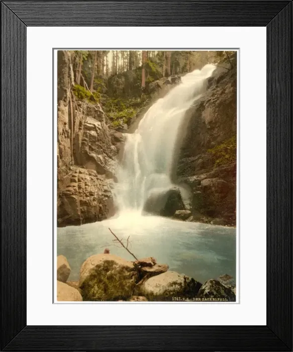 Framed Print : Zackefall, Riesengebirge, Germany Framed Print : Zackefall, Riesengebirge, Germany