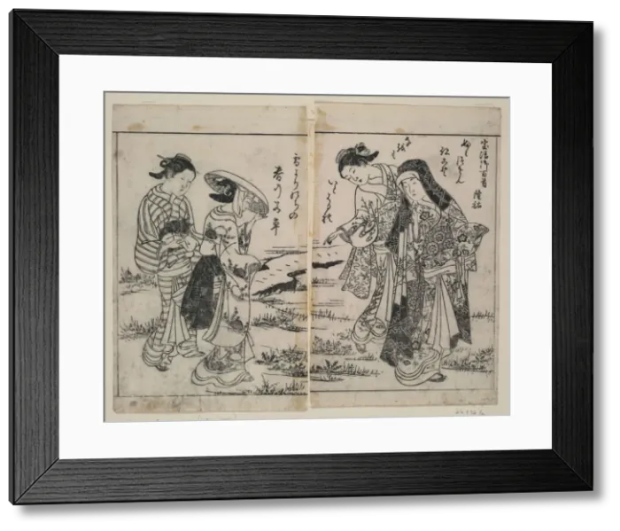 Framed Print : Ladies in the country Framed Print : Ladies in the country