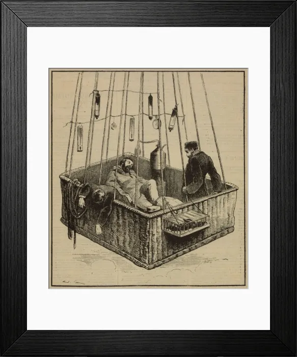 Framed Print : View of journalist Joseph Croce-Spinelli, naval officer Henr Framed Print : View of journalist Joseph Croce-Spinelli, naval officer Henr