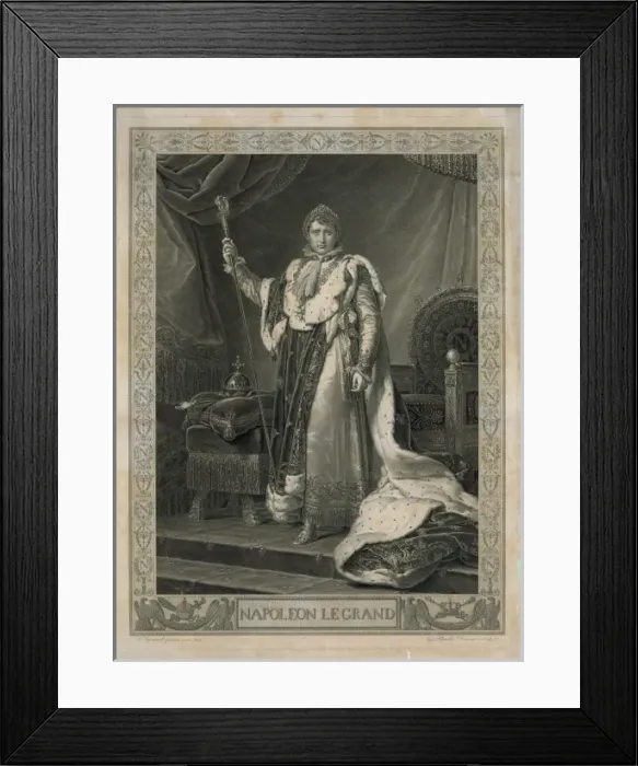 Framed Print : Napoleon le Grand Framed Print : Napoleon le Grand