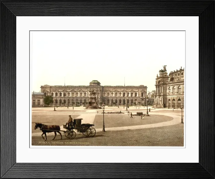 Framed Print : Gallery and Theatre, Altstadt, Dresden, Saxony, Germany Framed Print : Gallery and Theatre, Altstadt, Dresden, Saxony, Germany