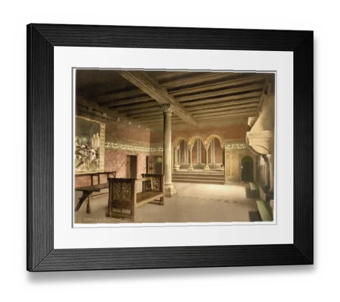 Framed Print : The Sangersaal, Wartburg, Thuringia, Germany Framed Print : The Sangersaal, Wartburg, Thuringia, Germany