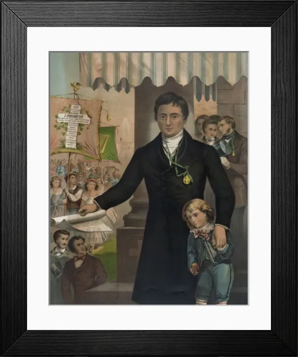 Framed Print : Very Rev. Theobald Mathew Framed Print : Very Rev. Theobald Mathew