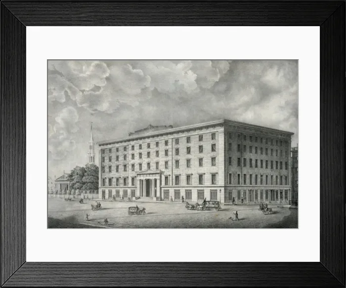 Framed Print : Park Hotel. On Broadway, Barclay & Vesey-St s. New York Framed Print : Park Hotel. On Broadway, Barclay & Vesey-St s. New York