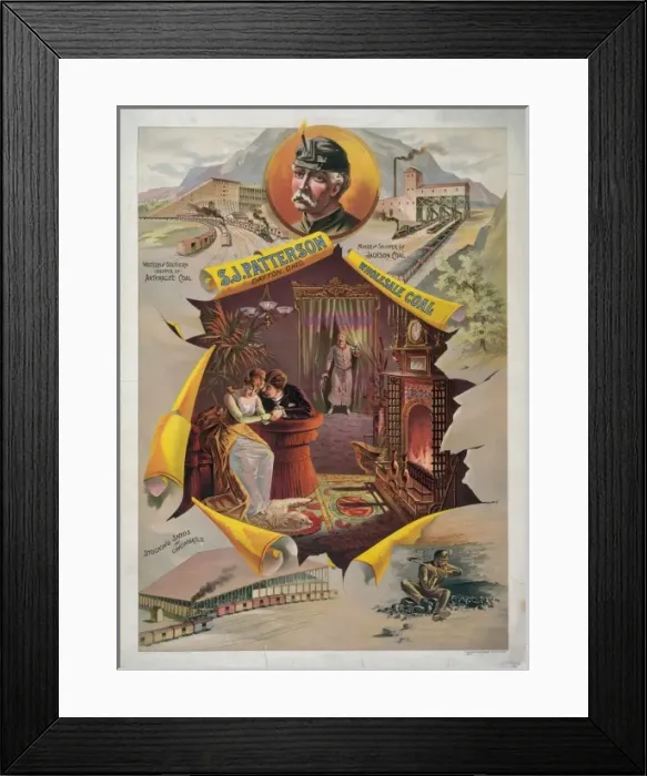 Framed Print : S. J. Patterson wholesale coal Framed Print : S. J. Patterson wholesale coal