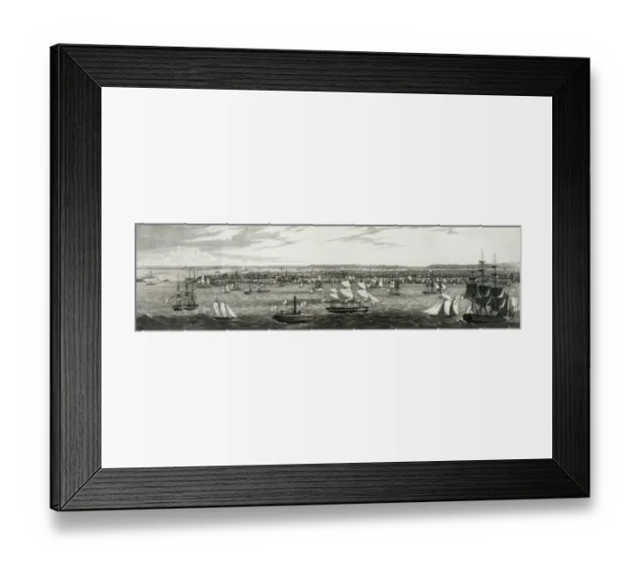Framed Print : Panoramic view of New York, from the East River