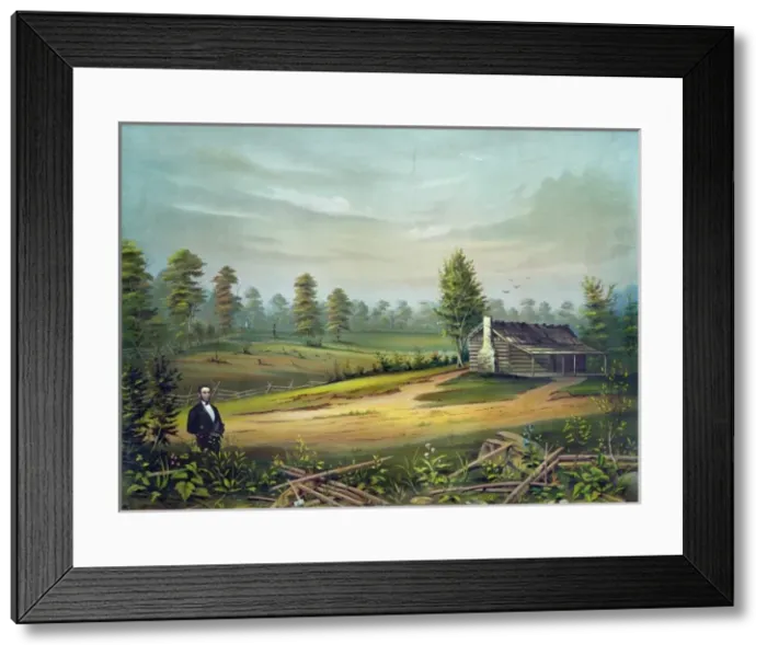 Framed Print : Pioneer home of Abraham Lincoln Framed Print : Pioneer home of Abraham Lincoln