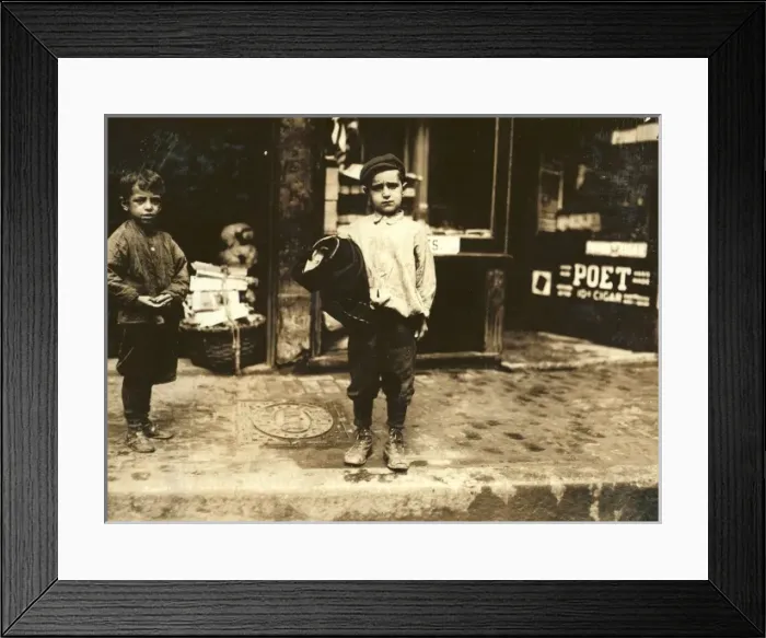 Framed Print : James Danna, 38 ? Charter Street. 7 years old. Location: Bo Framed Print : James Danna, 38 ? Charter Street. 7 years old. Location: Bo