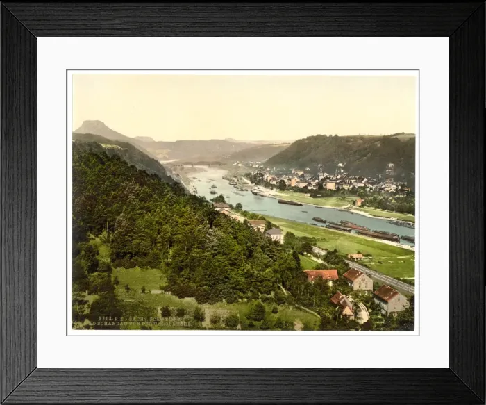 Framed Print : Karola Heights, Bad Schandau, Saxony, Germany Framed Print : Karola Heights, Bad Schandau, Saxony, Germany