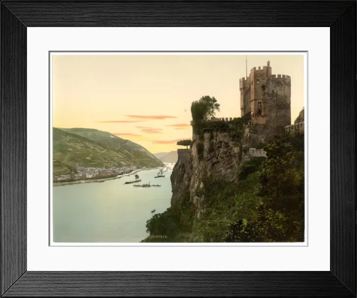 Framed Print : Assmannshausen and Rheinstein, the Rhine, Germany Framed Print : Assmannshausen and Rheinstein, the Rhine, Germany