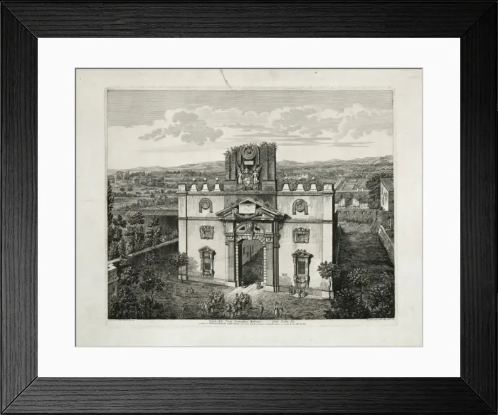 Framed Print : Veduta della porta nomentana moderna--detta Porta Pia Framed Print : Veduta della porta nomentana moderna--detta Porta Pia