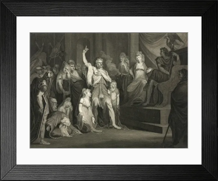 Framed Print : Caractacus at the Tribunal of Claudius at Rome Framed Print : Caractacus at the Tribunal of Claudius at Rome