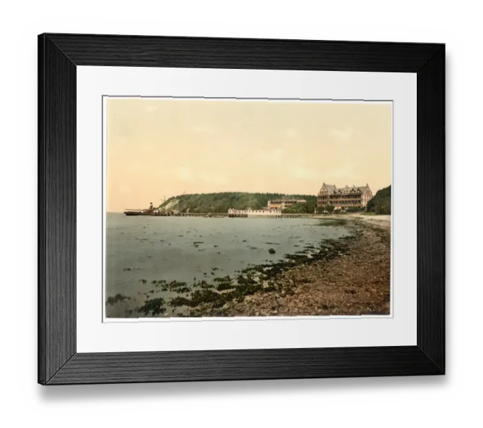 Framed Print : The beach and hotel, Glucksburg, Schleswig-Holstein, Germany Framed Print : The beach and hotel, Glucksburg, Schleswig-Holstein, Germany