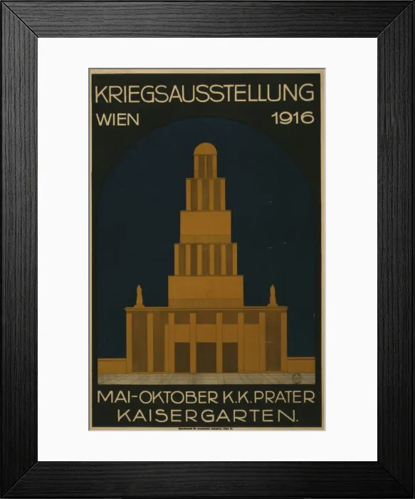 Framed Print : Kriegsausstellung Wien 1916 Framed Print : Kriegsausstellung Wien 1916