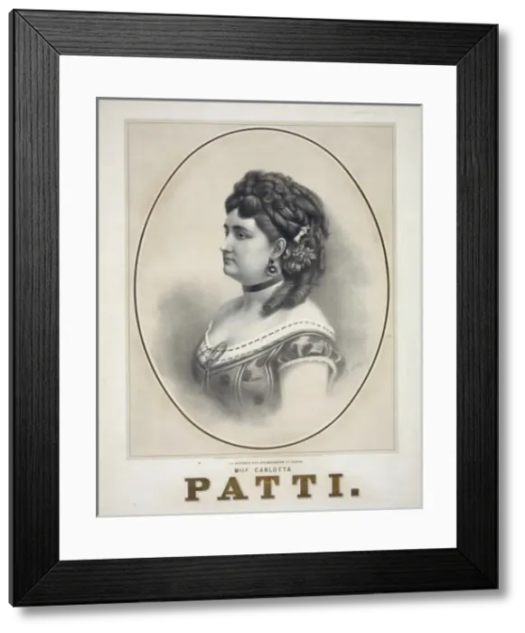 Framed Print : Mlle. Carlotta Patti Framed Print : Mlle. Carlotta Patti