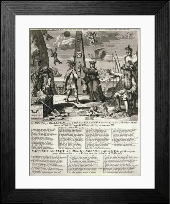 Framed Print : De eklips der zuider zon doet veele in t duister zitten vero Framed Print : De eklips der zuider zon doet veele in t duister zitten vero