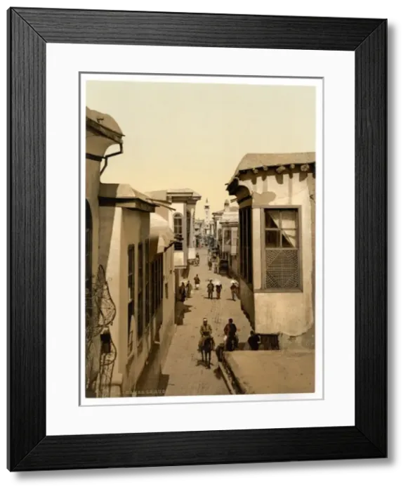 Framed Print : The street called straight, Damascus, Holy Land, (i. e. Syria Framed Print : The street called straight, Damascus, Holy Land, (i. e. Syria