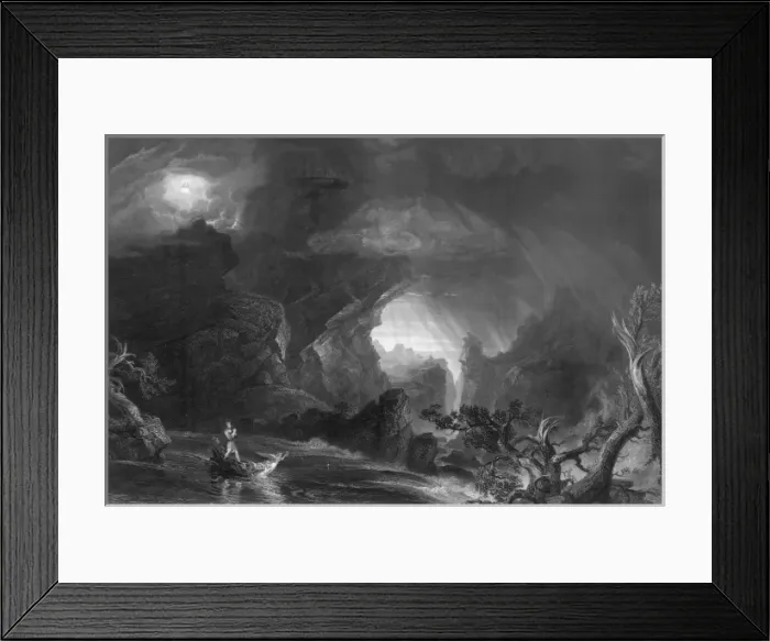 Framed Print : The voyage of life - manhood Framed Print : The voyage of life - manhood