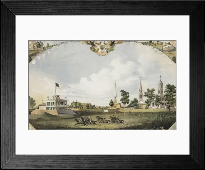 Framed Print : View of public square, Atlanta, Ga Framed Print : View of public square, Atlanta, Ga