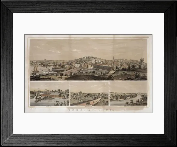 Framed Print : Norwich, Conn Framed Print : Norwich, Conn