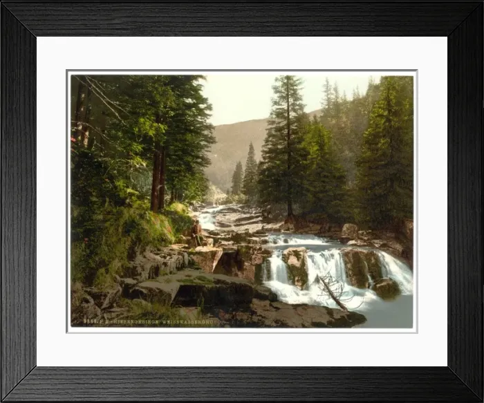 Framed Print : Weisswassergrund, Riesengebirge, Germany Framed Print : Weisswassergrund, Riesengebirge, Germany