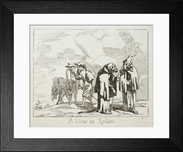 Framed Print : A view in Spain Framed Print : A view in Spain