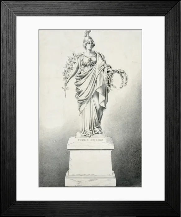 Framed Print : Public opinion Framed Print : Public opinion