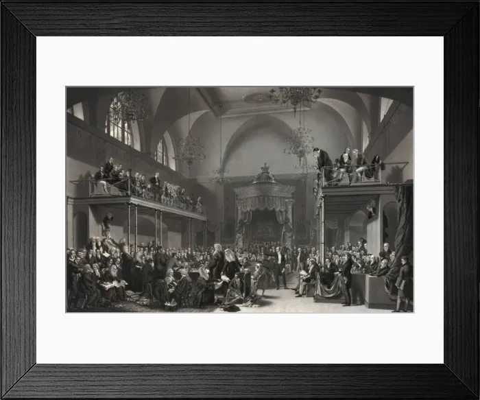 Framed Print : Trial of Queen Caroline Framed Print : Trial of Queen Caroline