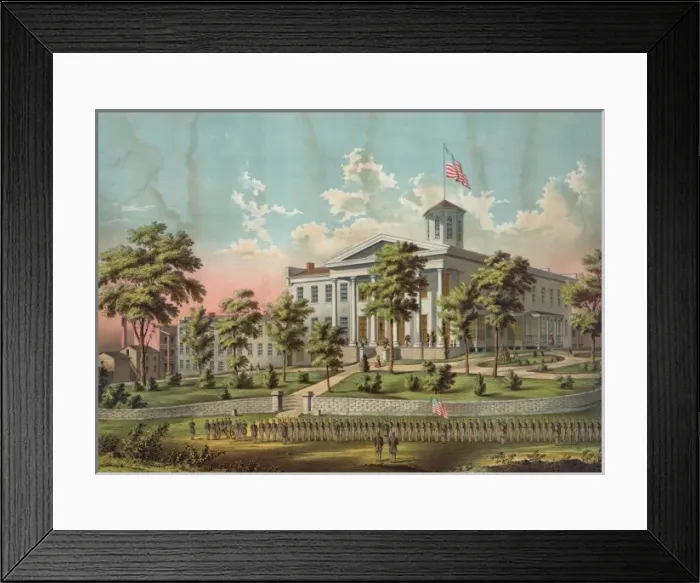 Framed Print : Kentucky military institute