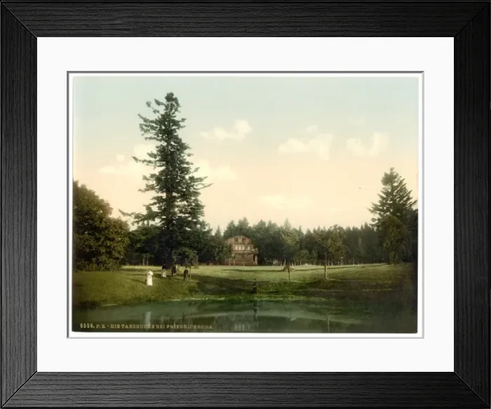 Framed Print : Dancing pavillion, Friedrichrhoda, Thuringia, Germany Framed Print : Dancing pavillion, Friedrichrhoda, Thuringia, Germany