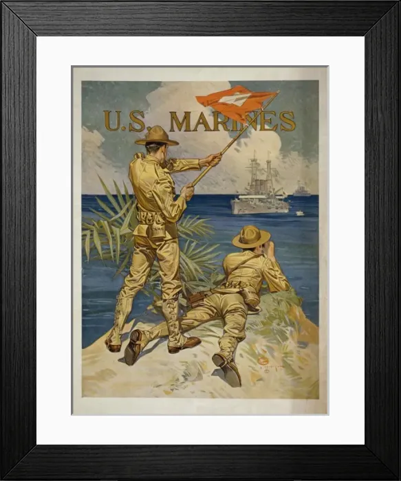 Framed Print : US Marines Framed Print : US Marines