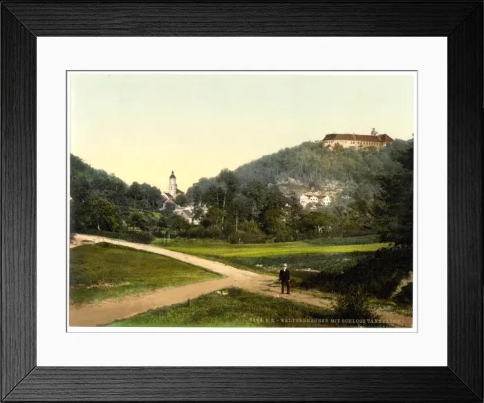 Framed Print : Walterhausen and Tenneberg Castle, Thuringia, Germany Framed Print : Walterhausen and Tenneberg Castle, Thuringia, Germany