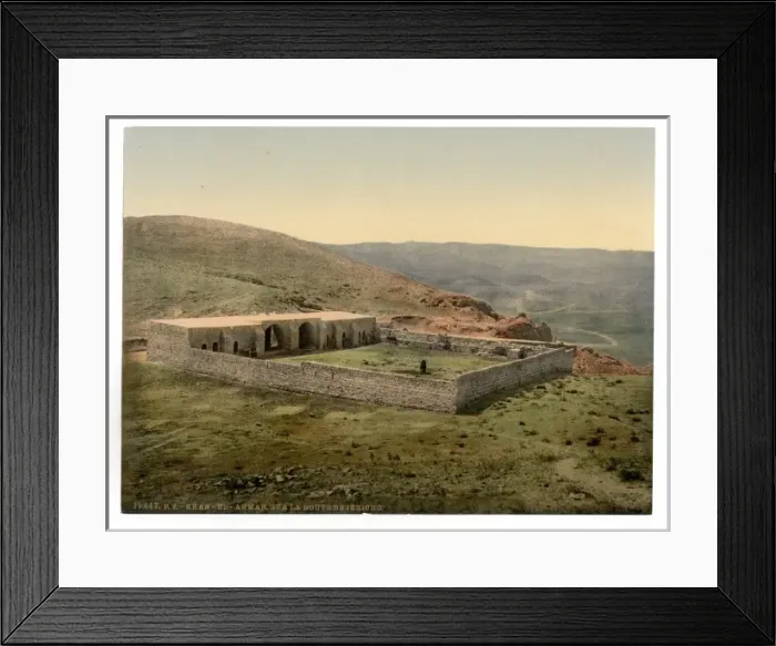 Framed Print : On the road to Jericho, Khan-el-Ahmar, Holy Land, (i. e. Wes Framed Print : On the road to Jericho, Khan-el-Ahmar, Holy Land, (i. e. Wes