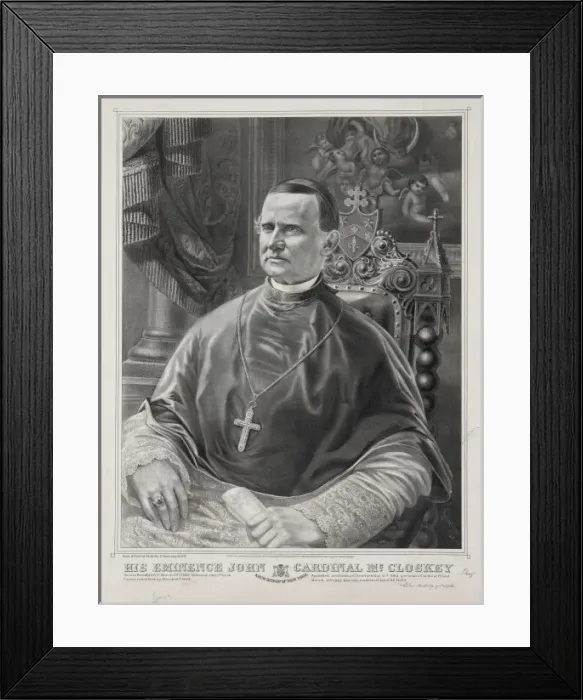 Framed Print : His eminence John Cardinal McCloskey Framed Print : His eminence John Cardinal McCloskey