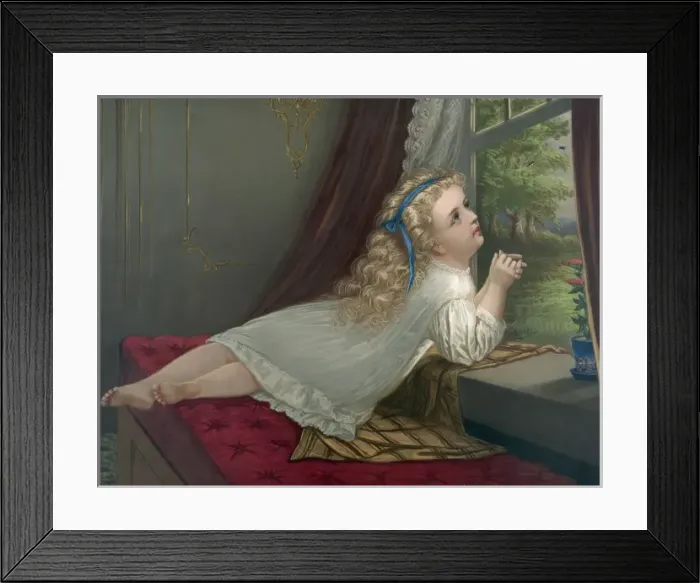 Framed Print : Listening to the birds Framed Print : Listening to the birds