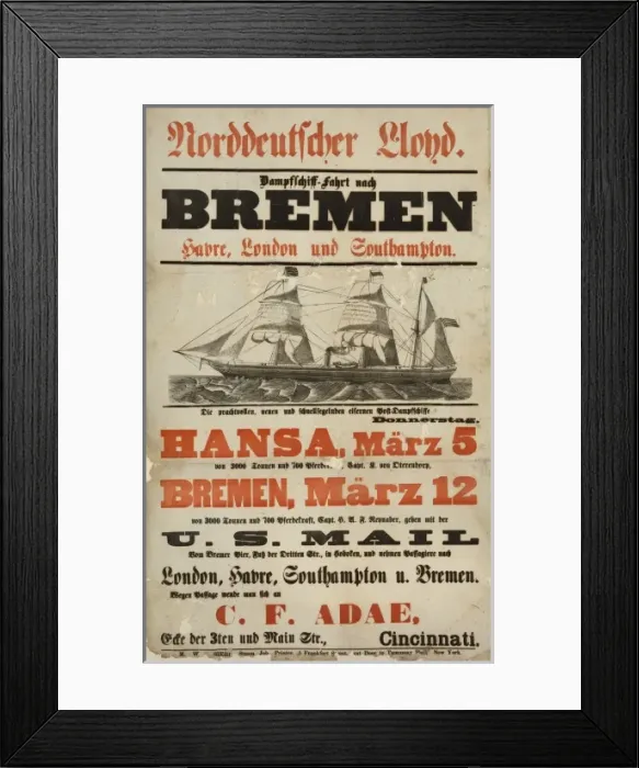 Framed Print : Bremen Framed Print : Bremen