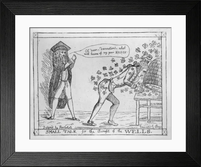 Framed Print : Small talk for the benefit of the Wells Framed Print : Small talk for the benefit of the Wells