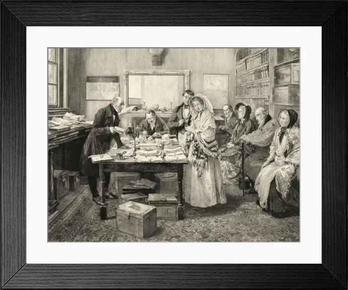Framed Print : A marriage by registrar Framed Print : A marriage by registrar