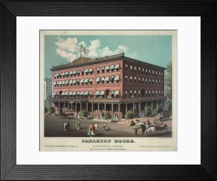 Framed Print : Carleton house. Jacksonville, Florida Framed Print : Carleton house. Jacksonville, Florida